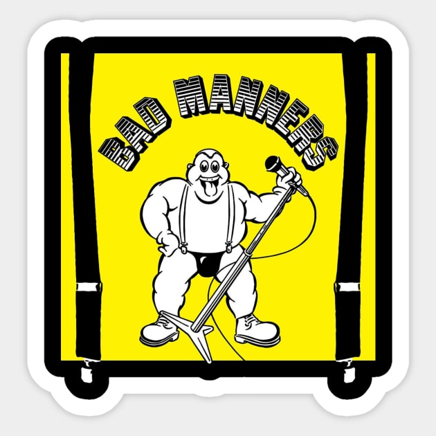 Bad Manners Sticker by Tarat Taban